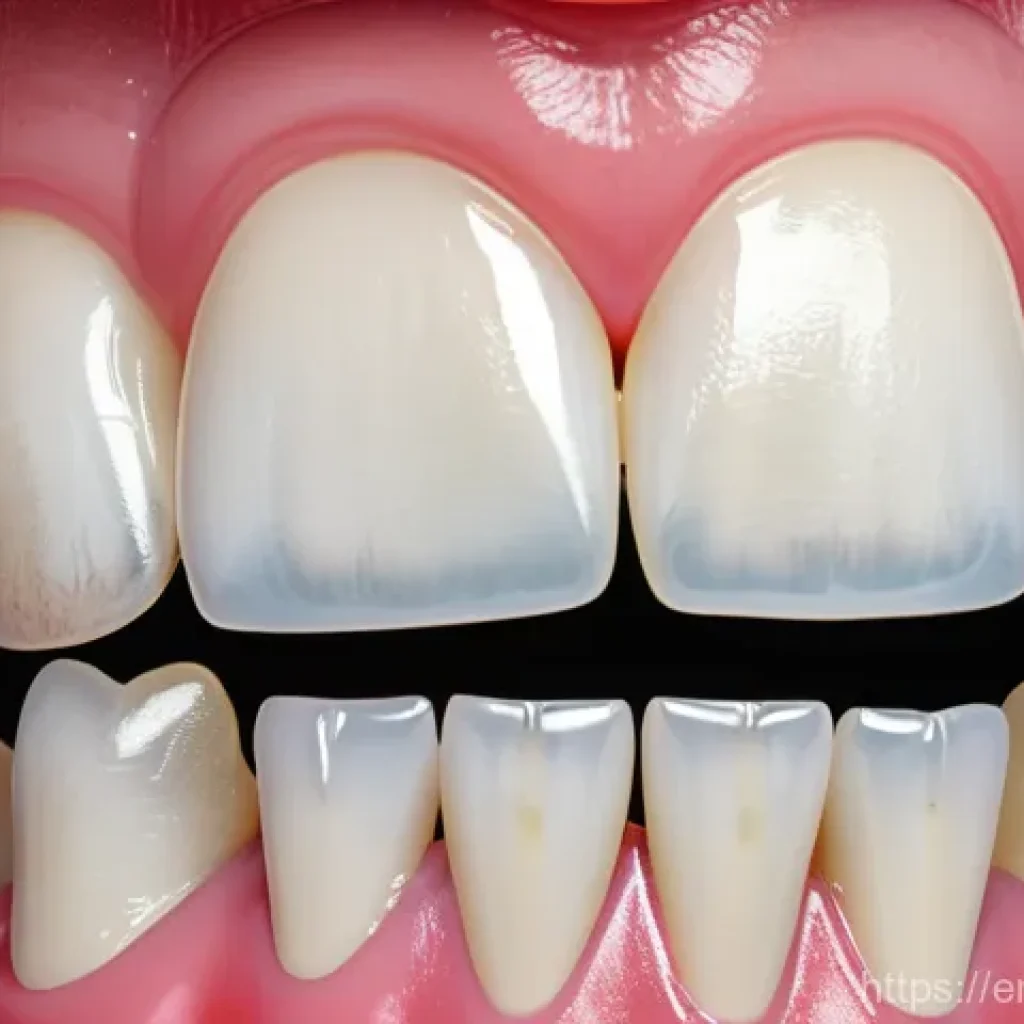 치과에서 사용하는 신소재 레진 종류 - **Prompt for Aesthetic Integration:**
"A close-up, high-definition photograph of a healthy, natu...