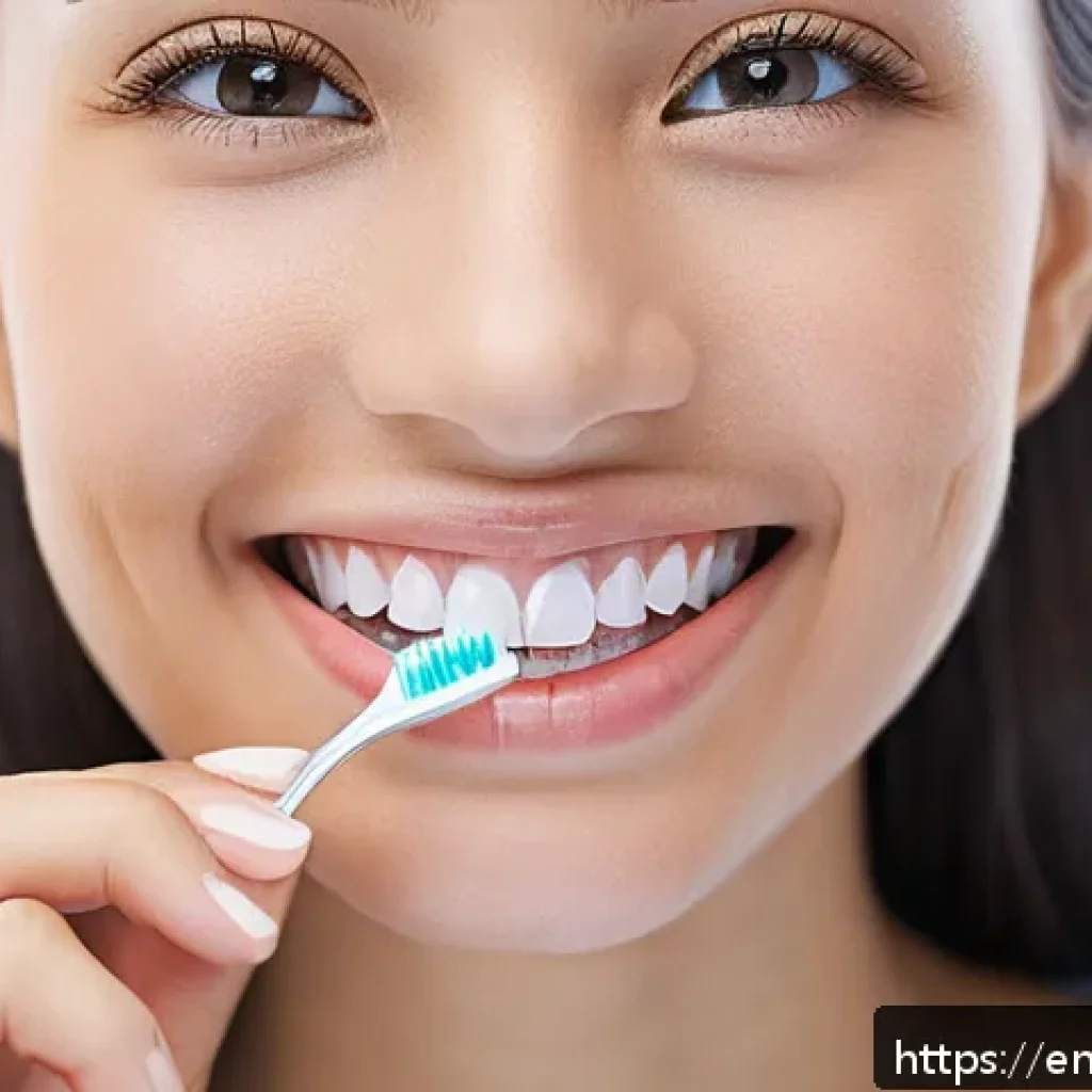 치아교정 유지 장치 종류와 사용법 - A close-up, high-resolution image of a smiling young adult woman wearing a nearly invisible clear pl...