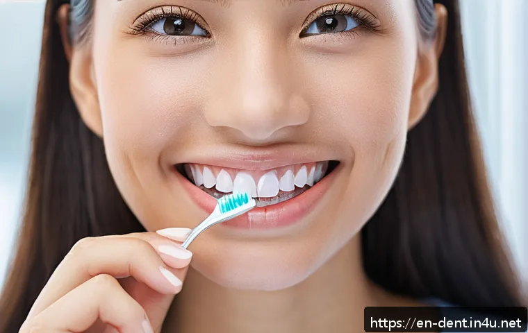 치아교정 유지 장치 종류와 사용법 - A close-up, high-resolution image of a smiling young adult woman wearing a nearly invisible clear pl...