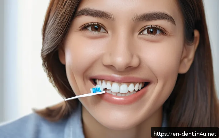 치아 사이 틈 치료 방법과 비용 - A close-up, high-resolution image of a smiling adult woman wearing traditional metal braces with cer...